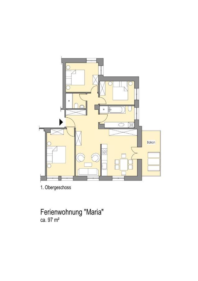 Altes Pfarrhaus Apartment Papstdorf Bagian luar foto