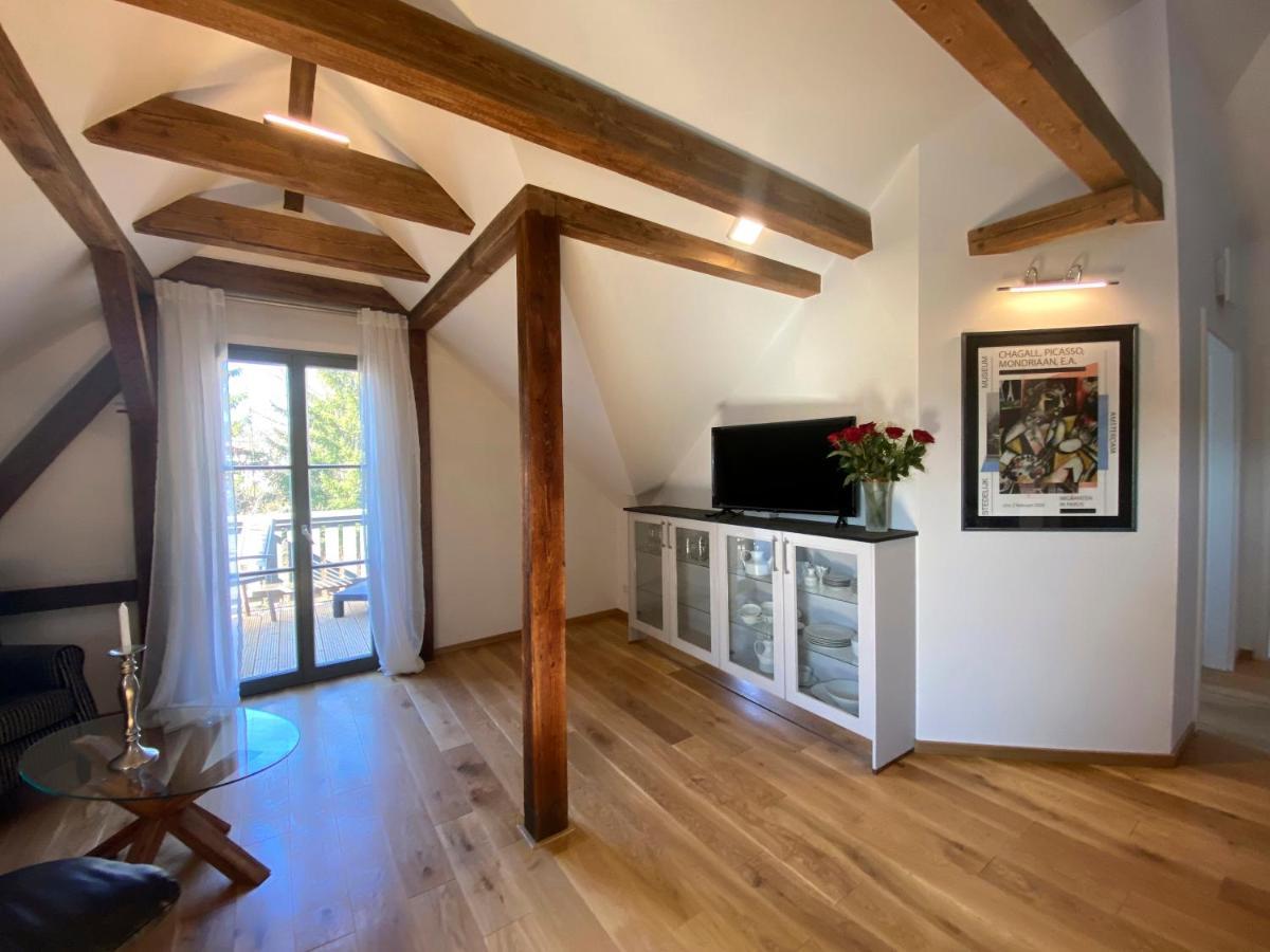 Altes Pfarrhaus Apartment Papstdorf Bagian luar foto