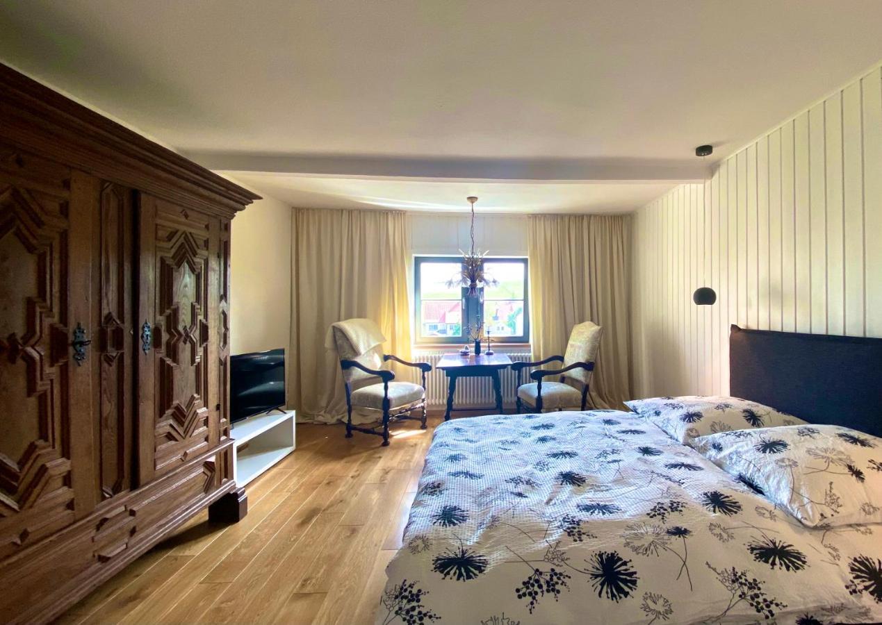 Altes Pfarrhaus Apartment Papstdorf Bagian luar foto