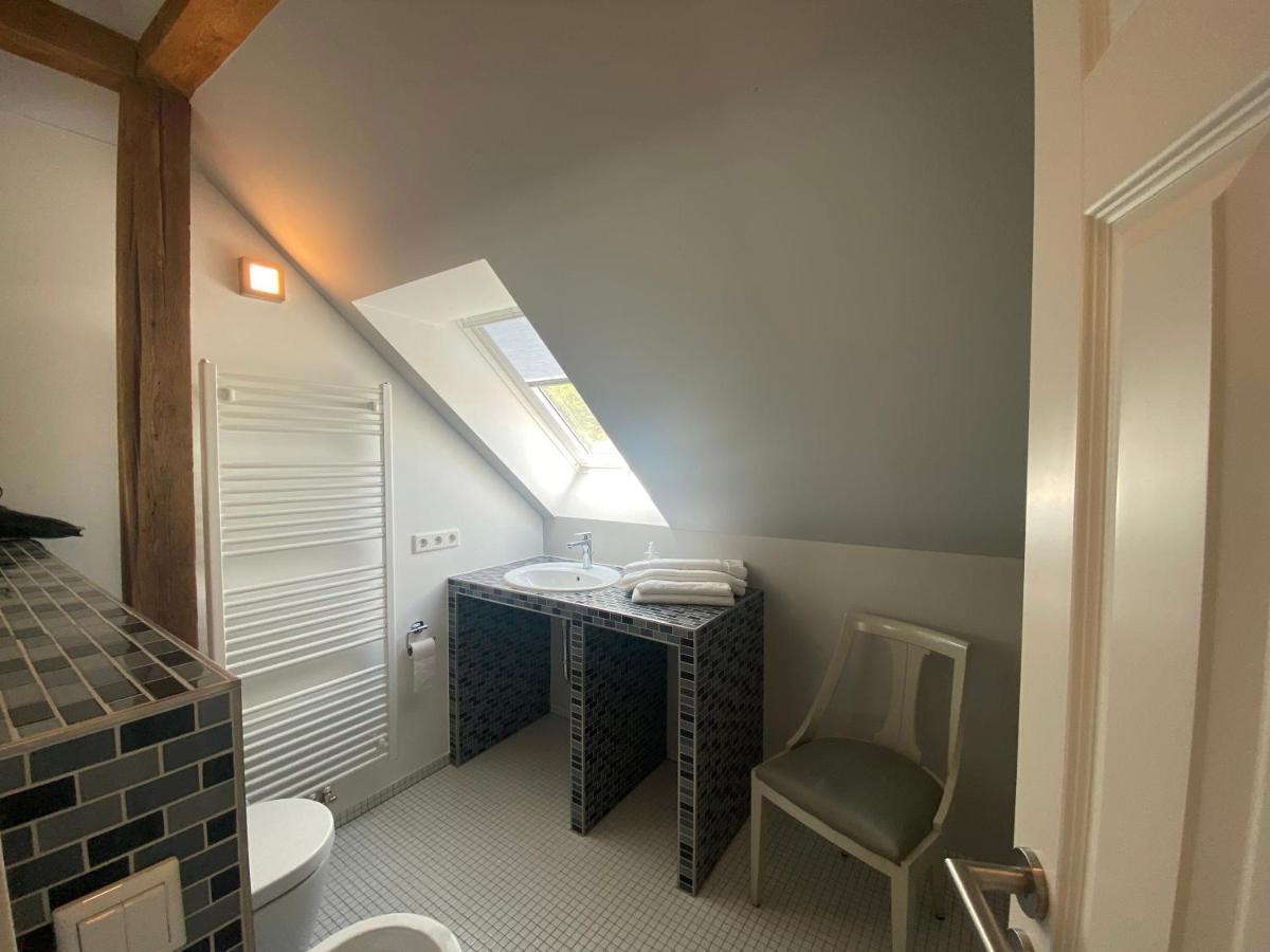 Altes Pfarrhaus Apartment Papstdorf Bagian luar foto