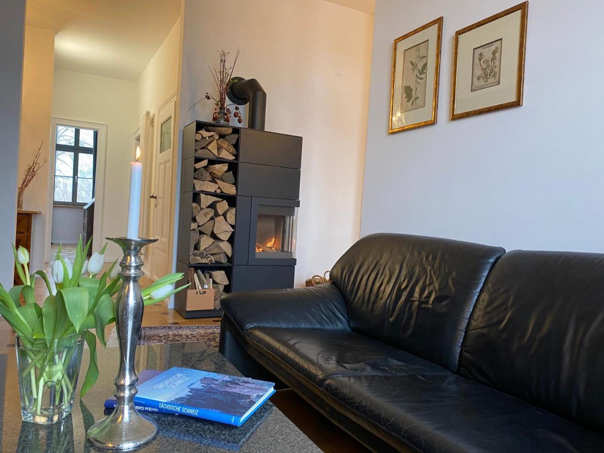 Altes Pfarrhaus Apartment Papstdorf Bagian luar foto