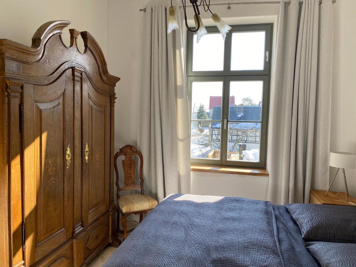 Altes Pfarrhaus Apartment Papstdorf Bagian luar foto