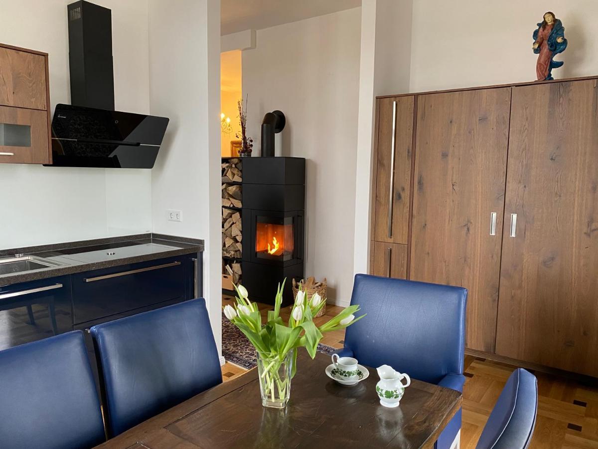 Altes Pfarrhaus Apartment Papstdorf Bagian luar foto