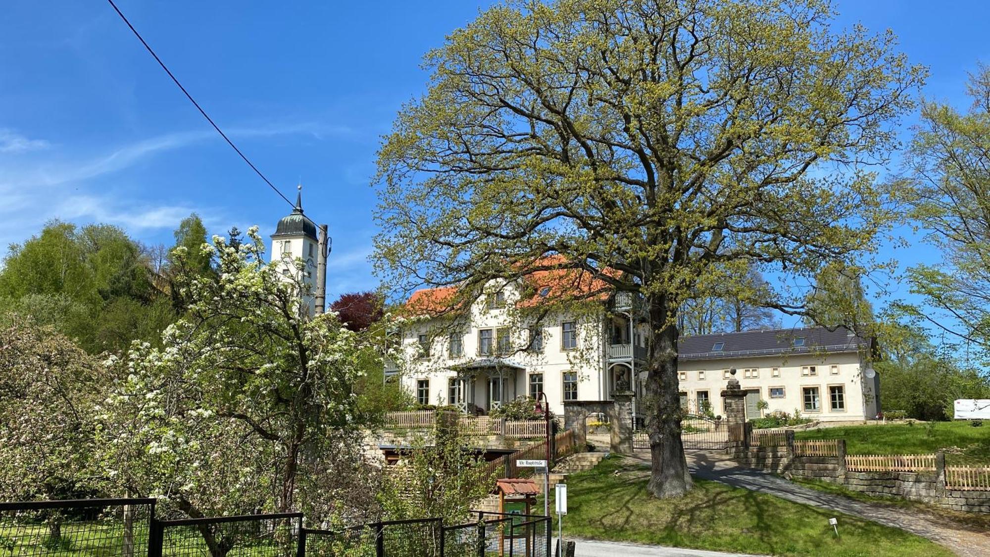 Altes Pfarrhaus Apartment Papstdorf Bagian luar foto