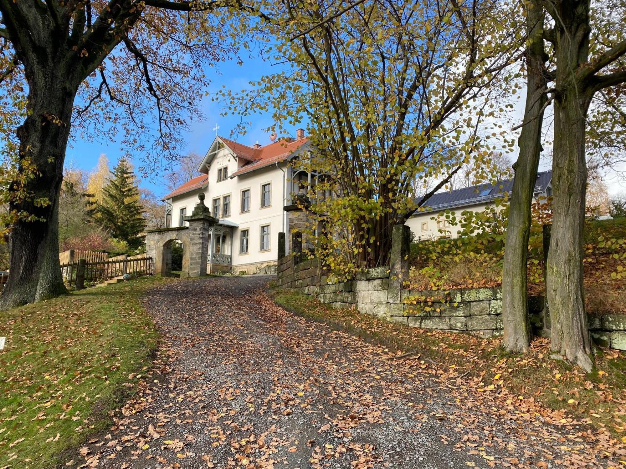 Altes Pfarrhaus Apartment Papstdorf Bagian luar foto