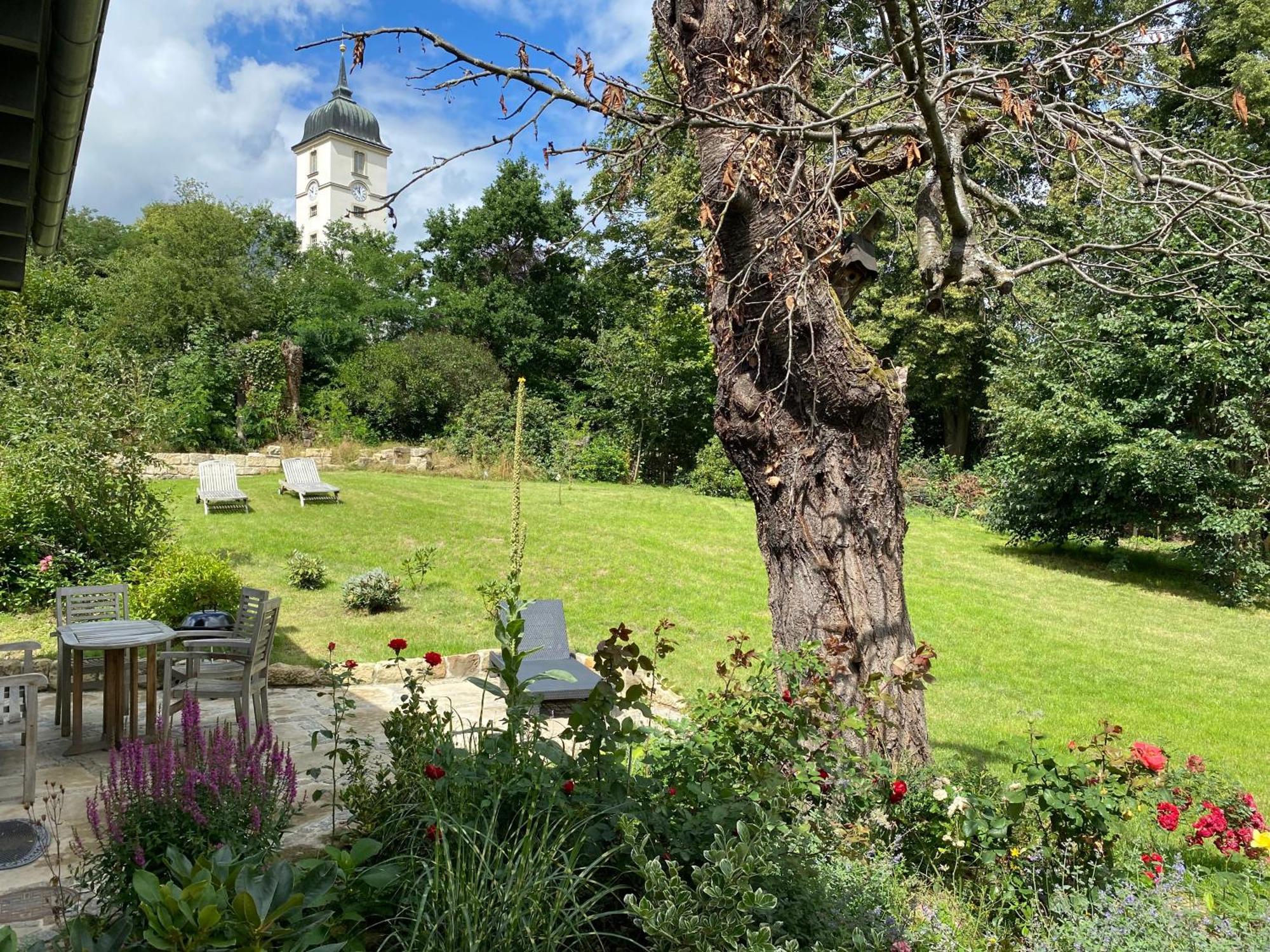 Altes Pfarrhaus Apartment Papstdorf Bagian luar foto
