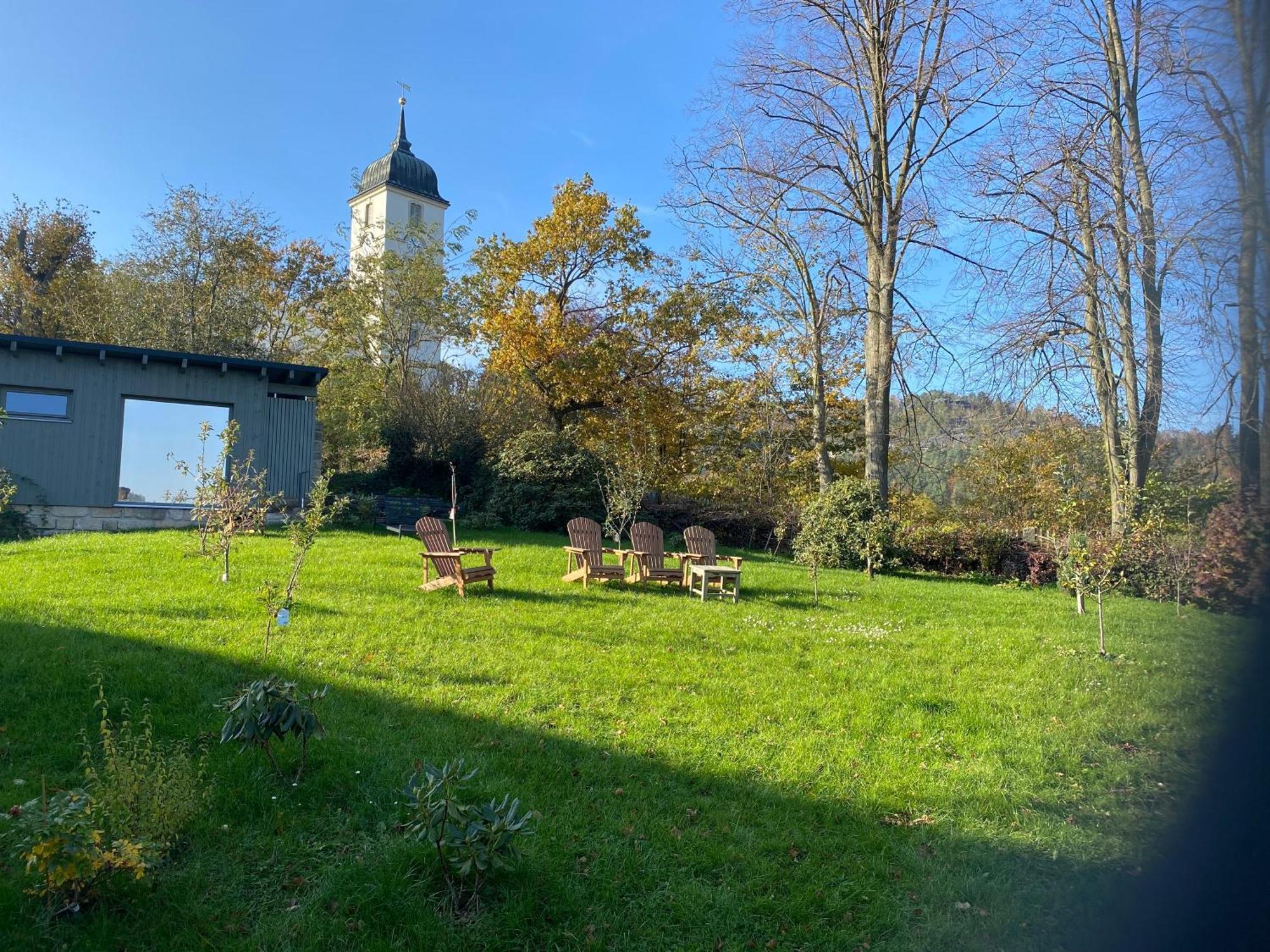 Altes Pfarrhaus Apartment Papstdorf Bagian luar foto